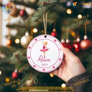 Ballerina Barbie Personalized Ornament Family Christmas Tree Ornaments 2