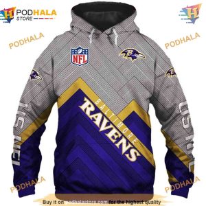 Baltimore Ravens Long Sweatshirt 3D Hoodie Trending Pullover S 5XL 1