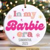 Barbi Era Girly Ornament, Personalized Family Ornaments
