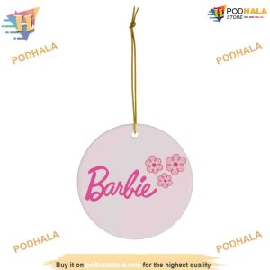 Barbie Christmas Ceramic Ornament, Family Christmas Tree Ornaments