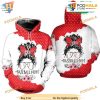 Baseball Mom Messy Bun 3D Hoodie, Gift For Mother