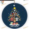 Baseball Theme Custom Christmas Tree Ornament