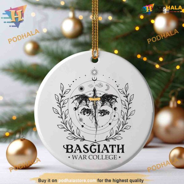 Basgiath War College Ornament, Family Christmas Ornaments, Xmas Gift