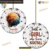 Basketball Lover 2023 Personalized Christmas Ornament, Sporty Custom Decor