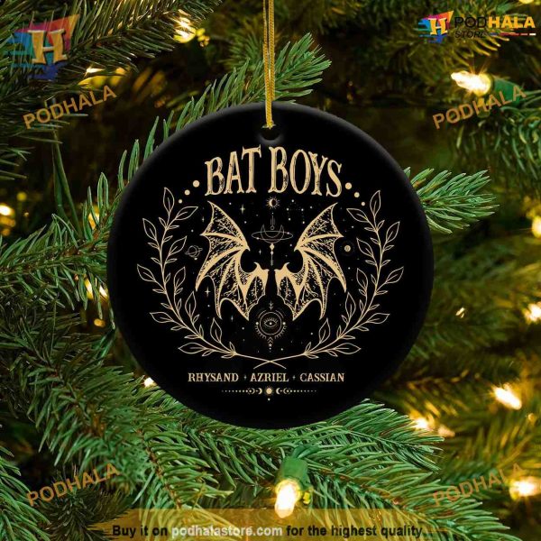 Bat Boys Ornament, ACOTAR Ornament, Night Court Ornament, Friends Christmas Ornaments, Bat Boys Theme