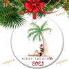 Beach Life Christmas 2023 Personalized Family Ornaments, Xmas Tree Decor