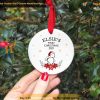 Bear's First Christmas Bauble, Personalized Baby's 1st Festive Decor