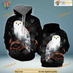 Beautiful Owl All Over Printed 3D Hoodie Sweatshirt