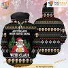 Beer And Santa 3D Hoodie Christmas, Funny Xmas Gifts