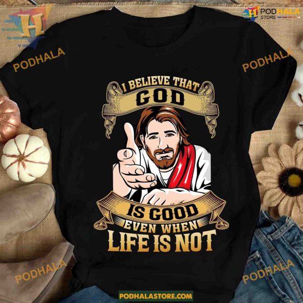 Believe in Jesus Christmas Tee, Family Christmas Shirt Ideas