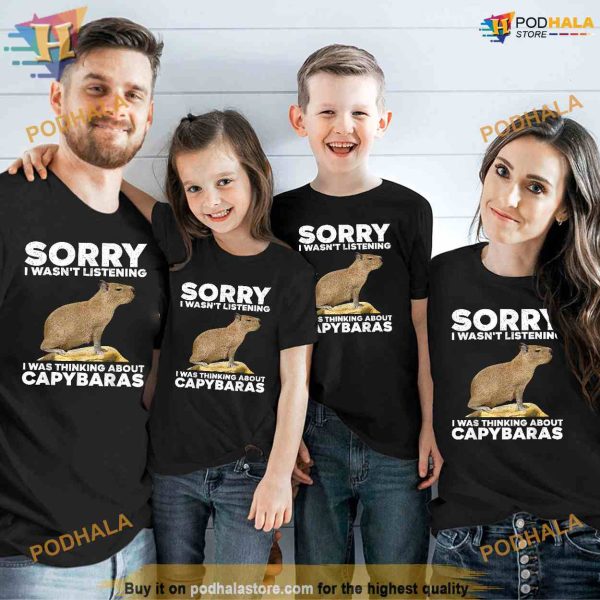 Best Capybara Design For Men Women Kids Pet Rodent Capybara Shirt
