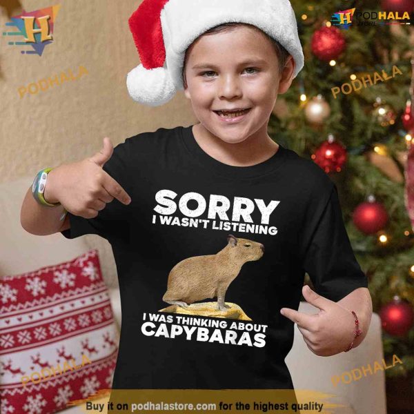 Best Capybara Design For Men Women Kids Pet Rodent Capybara Shirt