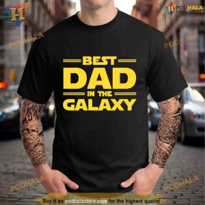 Best Dad in The Galaxy Star Wars Shirt For Women Men 2