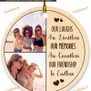 Best Friends Forever 2023 Custom Ornament, Personalized Photo Memory, Friendship Keepsake