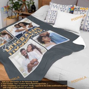 Best Husband Ever Fleece Blanket Gift for Spouse Customized Home Decor 3