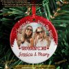 Bestie Photo Ornament 2023 Custom Christmas Decor, Funny Personalized Gift