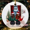 Bestie's Festive Cheer Personalized Ornament, Best Friend's Gift of Joy