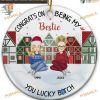 Besties Forever 2023 Christmas Decor Ornament, Personalized Family Christmas Ornaments