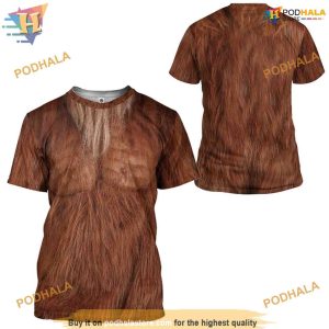 Bigfoot Costume Full All Over Printed Funny Animal 3D Hoodie Sweatshirt 2