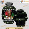 Bigfoot Santasquatch 3D Hoodie Christmas, Funny Xmas Gifts