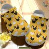 Black and White Chicken Crocs, Rubber for Animal Lovers