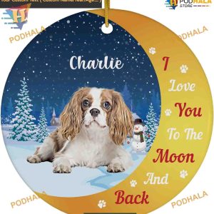 Blenheim Spaniel 2023 Personalized Christmas Ornament, Puppy Owner Gift