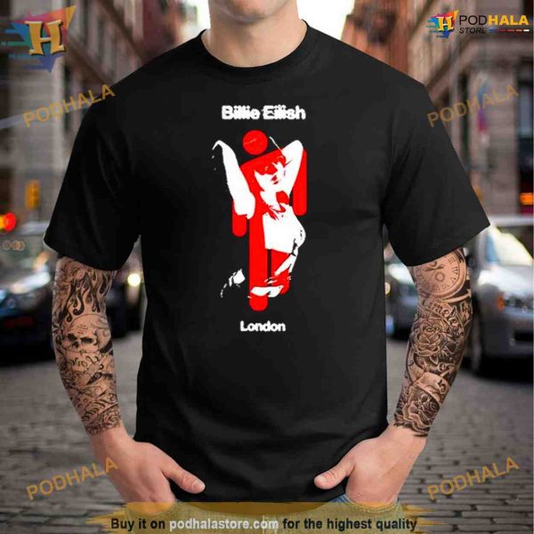 Blohsh Black London Shirt For Women Men