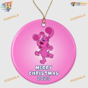 Blue Dog Christmas 2023 Ornament, Family Gift Tree Decoration
