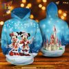 Blue Mickey Minnie Xmas 3D Hoodie, Creative Christmas Gifts