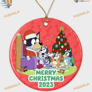 Bluey Family Christmas 2023 Ornament, Kids' Decoration Gift