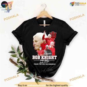 Bob Knight 1940 2023 Thank You For The Memories Shirt 2