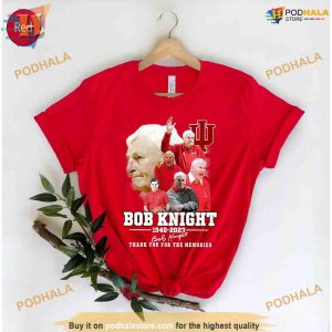 Bob Knight 1940 2023 Thank You For The Memories Shirt 3