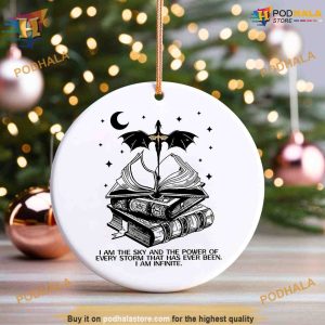 Bookish Christmas Decor, Reader Christmas Tree Ornaments