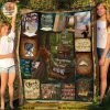 Bookworm's Retreat Reading Girl Sherpa Blanket, Funny Christmas Gift