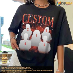 Bootleg Rap T Shirt Customization Custom Christmas Shirt with Vintage Flair 4