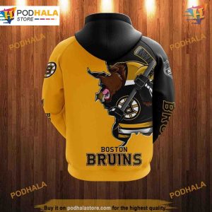 Boston Bruins Cartoon Graphic 3D Hoodie Trending Sweatshirt 2