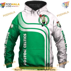 Boston Celtics NBA 3D Hoodie, Trending Basketball Sweatshirt