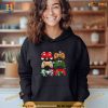 Boys Christmas Santa Elf Gaming Controllers Gamer Xmas Shirt Hoodie