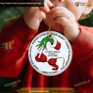 Bra Friendship Xmas Decor Funny Grinch Christmas Ornaments 2