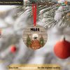 Brown Bear Personalized Christmas Ornament, Family Holiday Gift