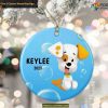 Bubble Puppy 2023 Christmas Ornament, Personalized Kids Keepsake