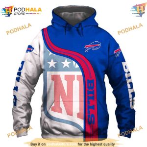 Buffalo Bills 3D Hoodie NFL Pullover Mens Sweatshirt for Fans 1