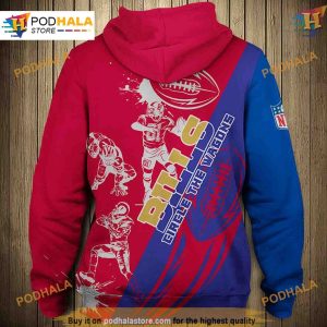 Buffalo Bills Hoodie 3D Cartoon Player Buffalo Bills Merchandise 2