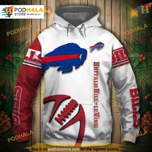 Buffalo Bills Hoodie 3D Graphic Balls Affordable Buffalo Bills Merch 1
