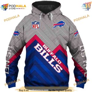 Buffalo Bills Hoodie 3D Long Sweatshirt Sizes S 5XL Buffalo Bills Merch 1