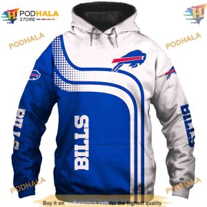 Buffalo Bills Hoodie 3D One Way Sweatshirt Mens Buffalo Bills Apparel 1
