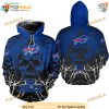 Buffalo Bills Hoodie Pumpkin Skull Print, Unique Buffalo Bills Gifts