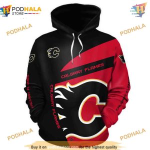 Calgary Flames Hooded 3D Hoodie Trending Long Sleeve Fanwear 1