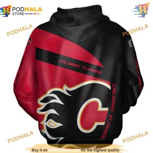 Calgary Flames Hooded 3D Hoodie Trending Long Sleeve Fanwear 2