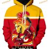 Calgary Flames Ultra-Cool 3D Hoodie, Trending Long Sleeve Apparel
